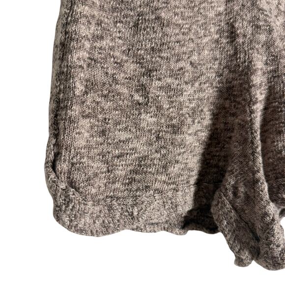 Lovers & Friends Rosalie Brown Linen Crop Polo Sweater Shorts Set Small - Picture 10 of 13